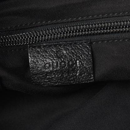 Gucci Monogram Web Medium Double Pocket Messenger Bag Black 6 of 10