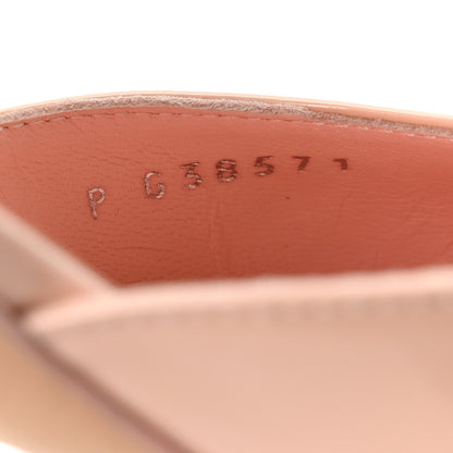 Chanel Patent Calfskin Cap Toe Slingback Pumps 35.5 Light Pink 9 of 9