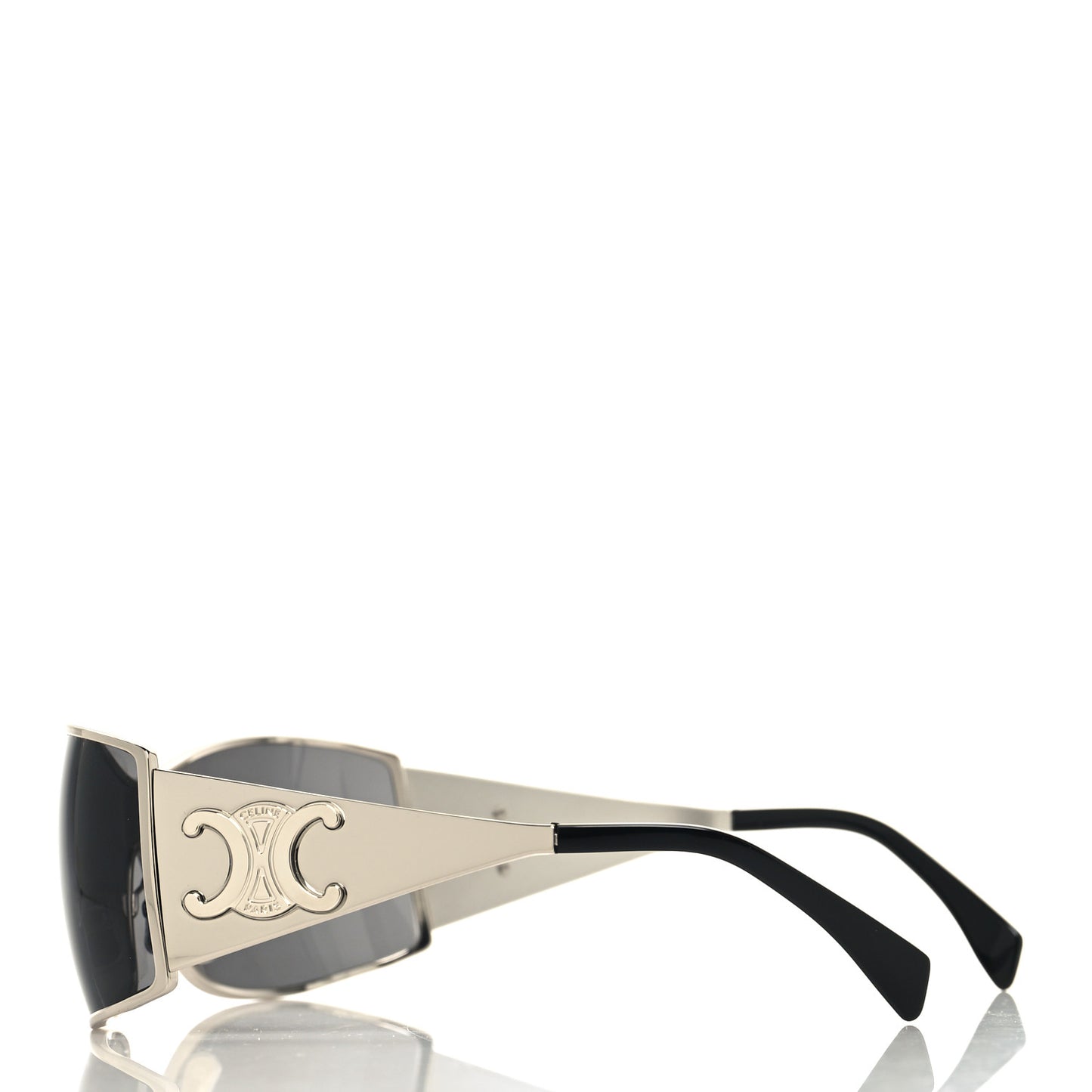 Metal Triomphe Sunglasses CL40283U Silver Black