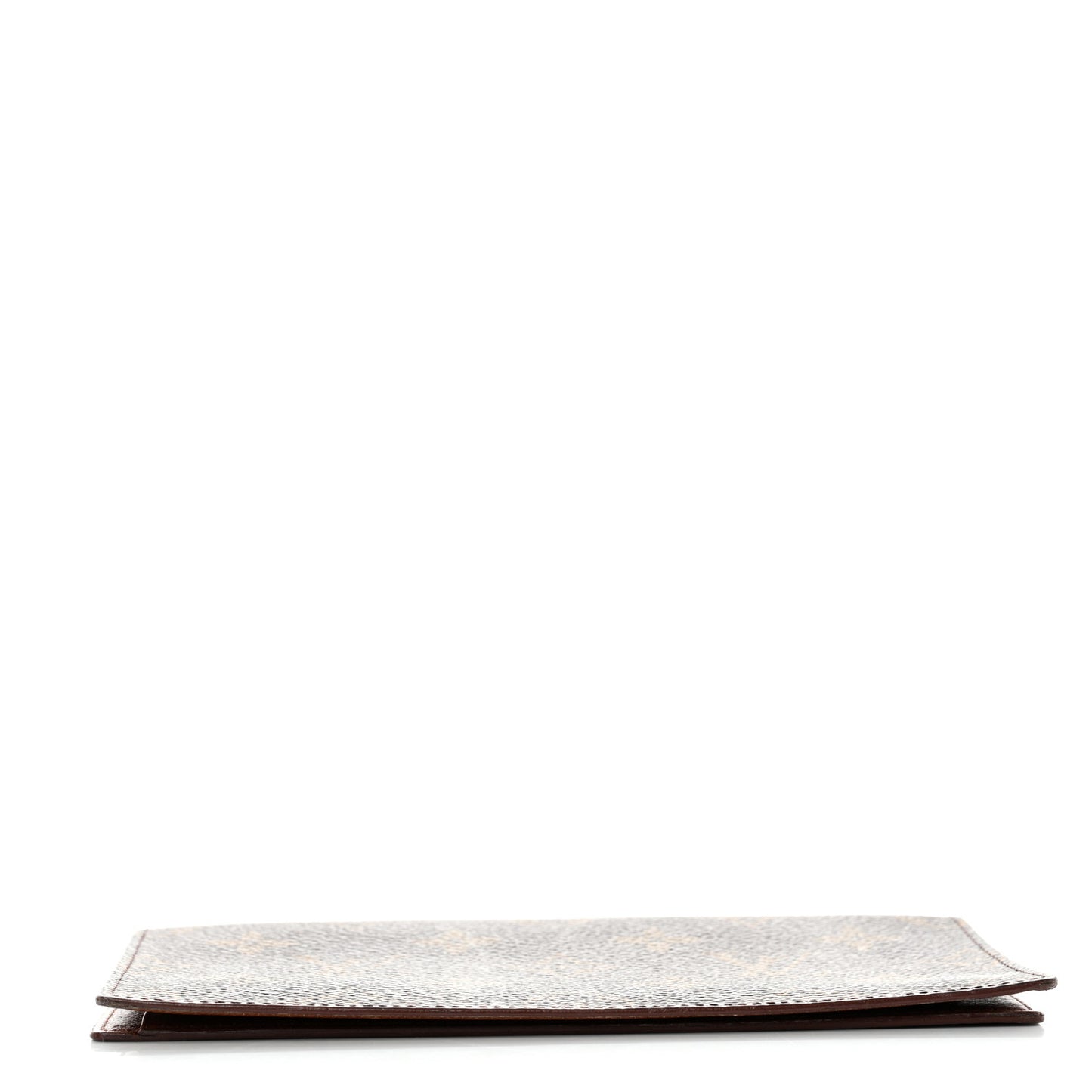 Monogram Simple Checkbook Holder Wallet Cover