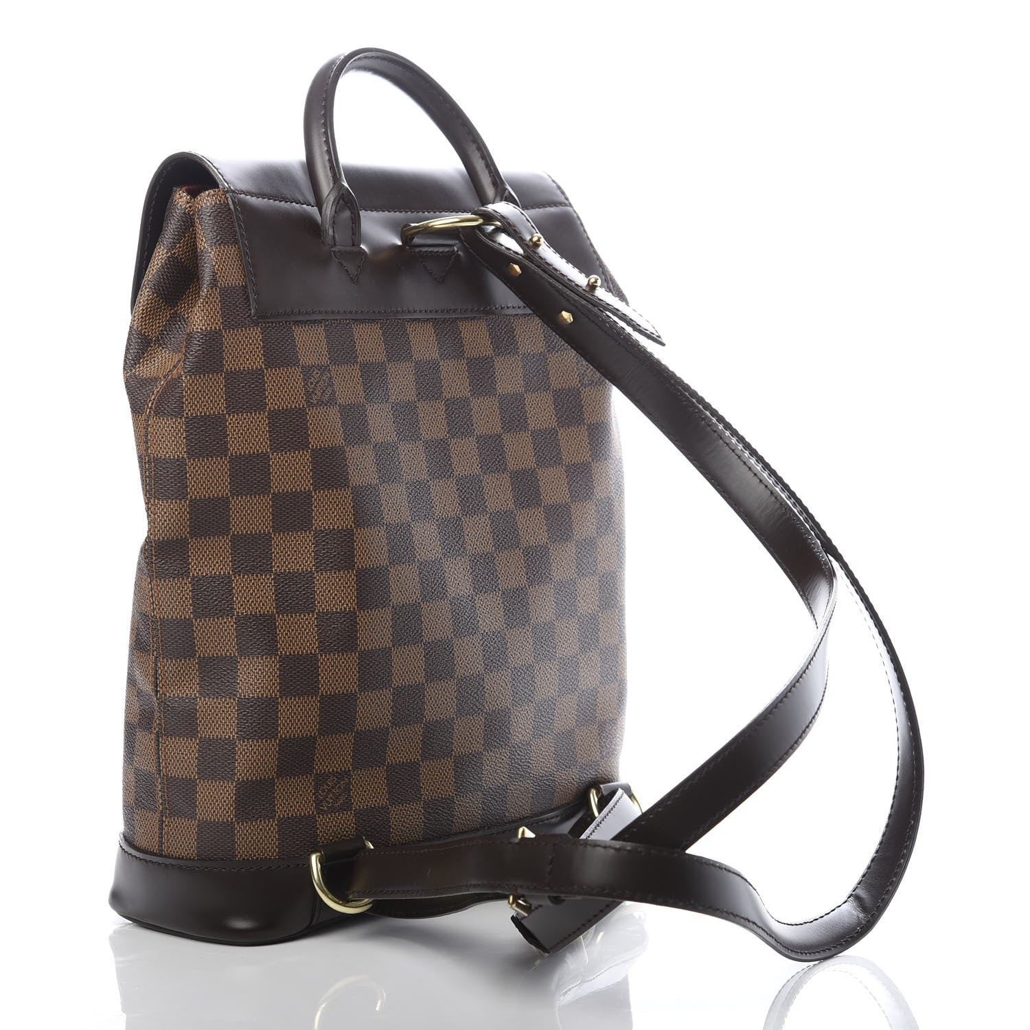 Louis Vuitton Damier Ebene Soho Backpack 2 of 8