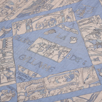 Hermes Cashmere Silk A La Gloire De Guillaume Shawl 140 3 of 6