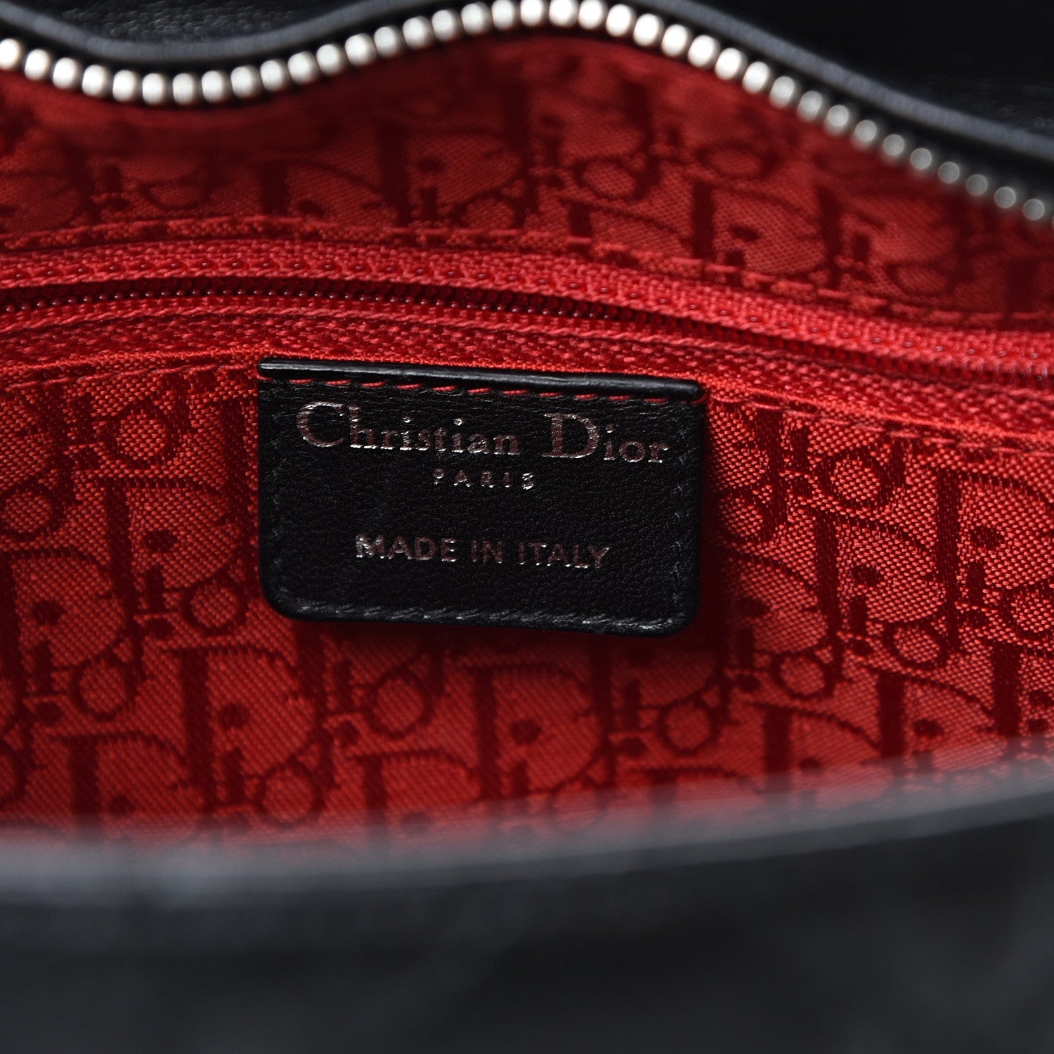 Christian Dior Lambskin Cannage Medium Lady Dior Black 5 of 13