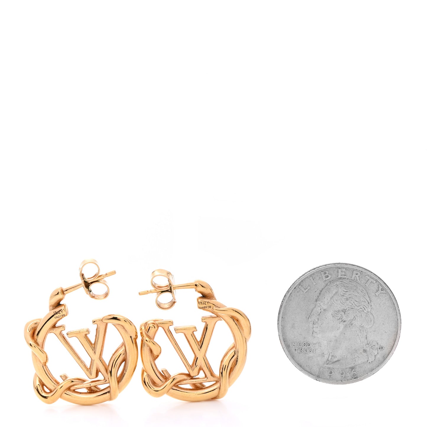 Garden Louise Hoop Earrings Gold