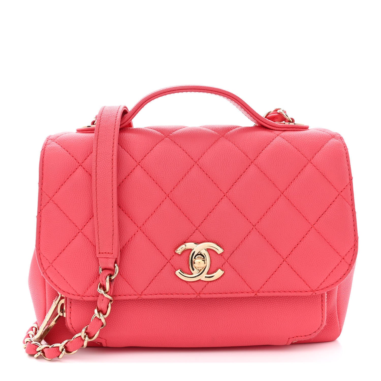 Chanel Caviar Quilted Medium Business Affinity Flap Pink 1 of 14