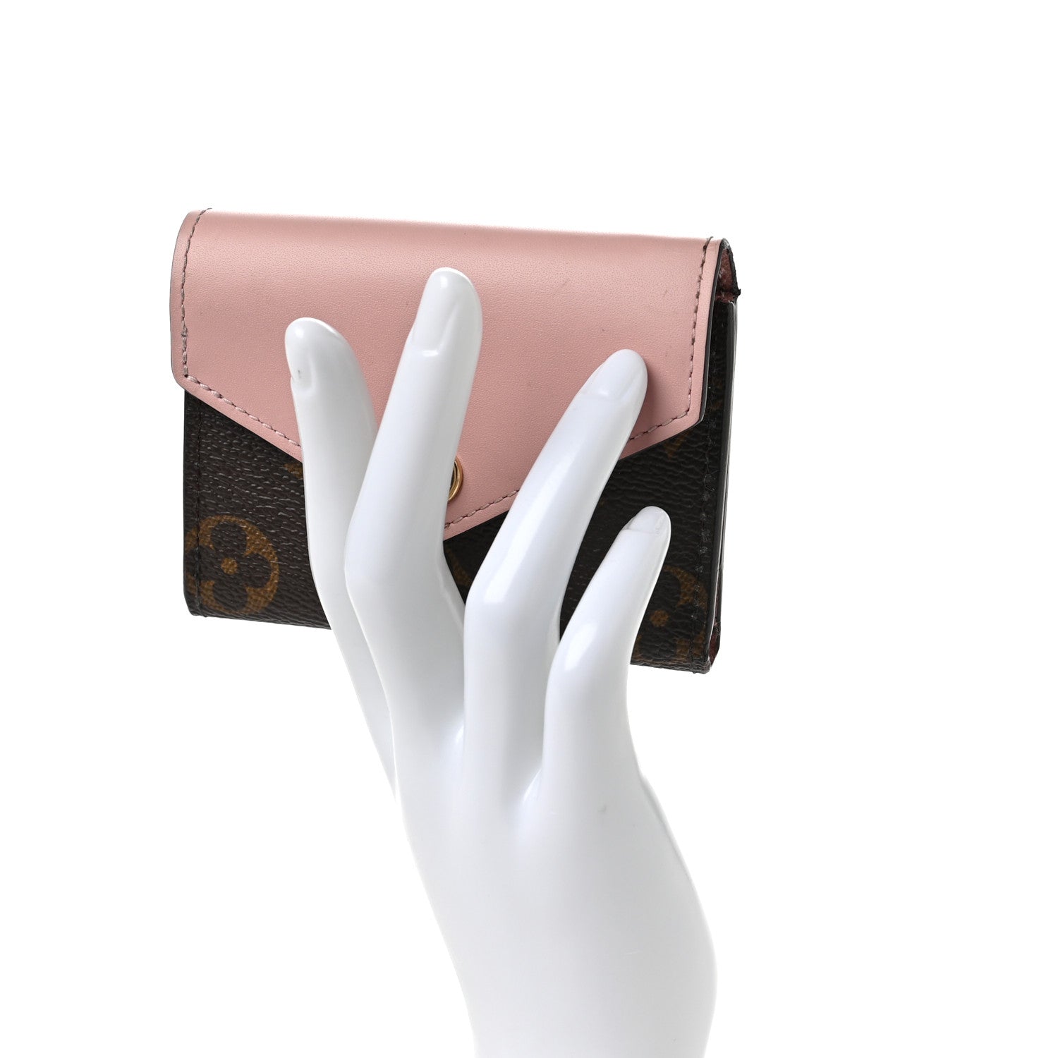Louis Vuitton Monogram Zoe Wallet Rose Ballerine 2 of 7