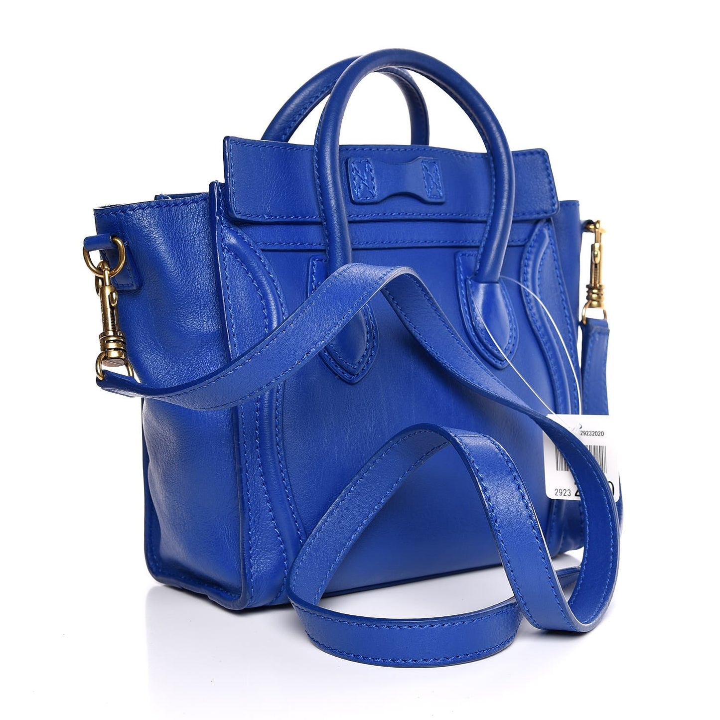 Smooth Calfskin Nano Luggage Royal Blue