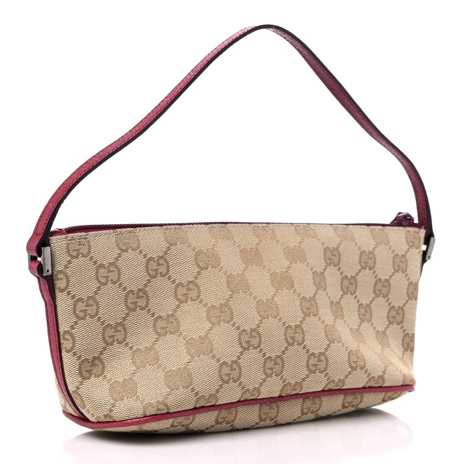 Gucci Monogram Boat Pochette Red 3 of 9