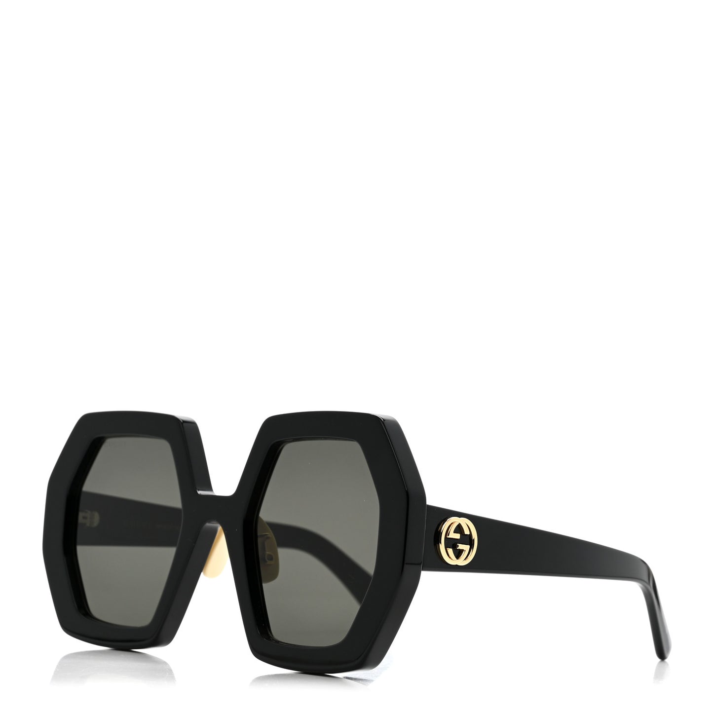 Acetate Square Sunglasses GG0772S Black