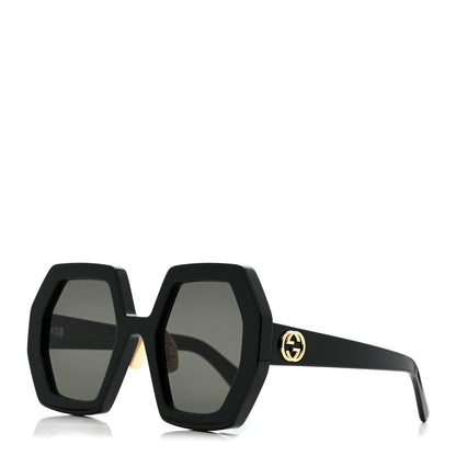 Gucci Acetate Square Sunglasses GG0772S Black 1 of 8