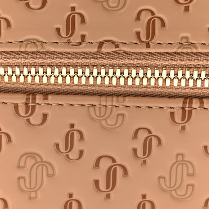 Jimmy Choo Calfskin JC Vanity Case With Chain Caramel 7 of 9