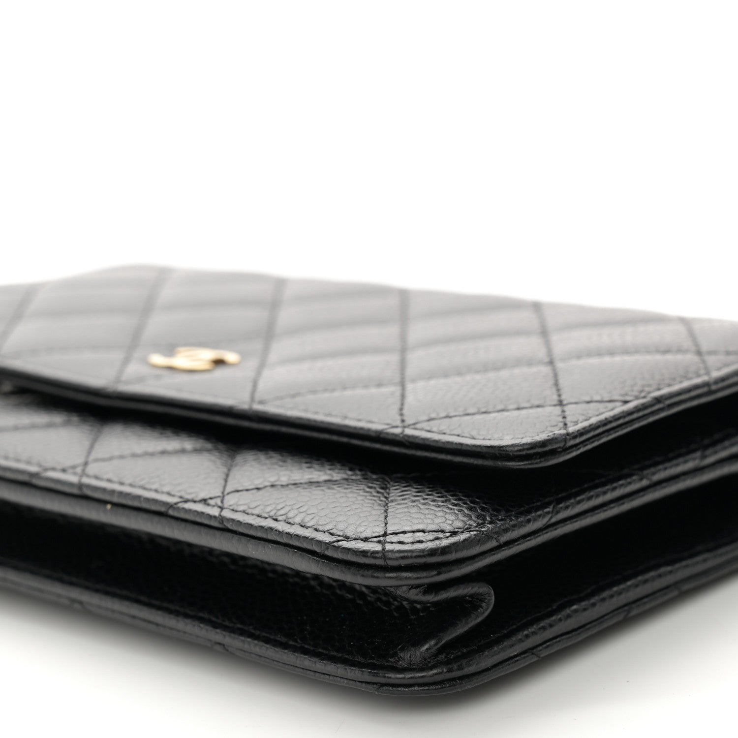 Chanel Caviar Quilted Wallet on Chain WOC Black 10 of 11