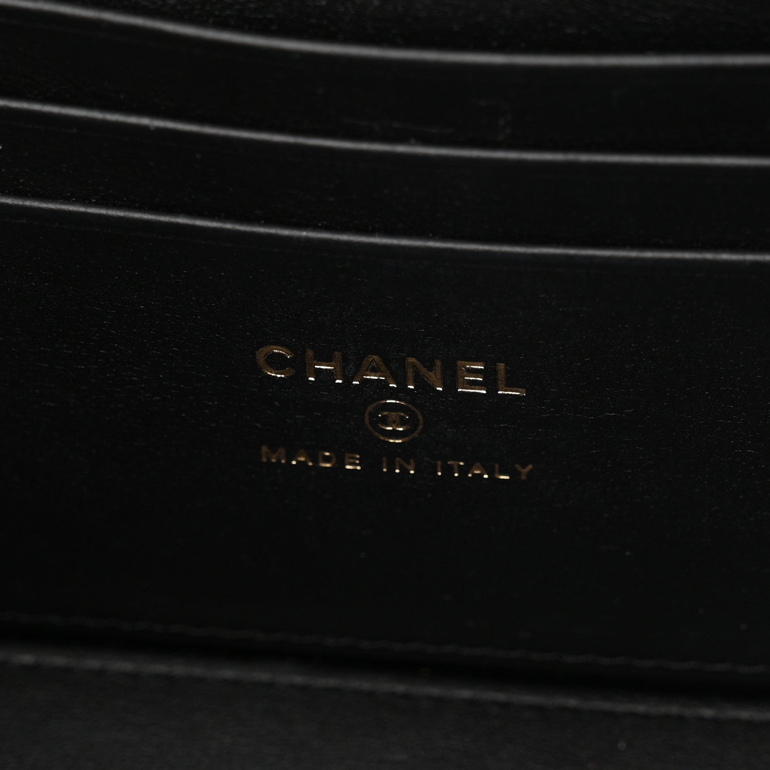 Chanel Patent Enamel Quilted Small Coco Hearts Vanity Case With Chain Black 5 of 10