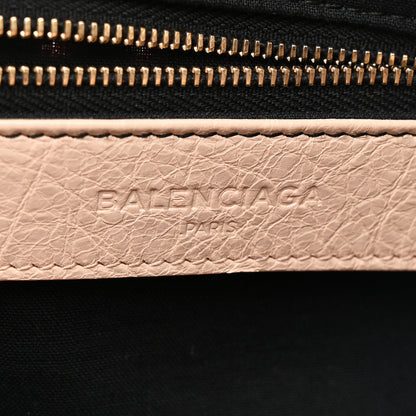 Balenciaga Agneau Laser Cut Cross Classic Gold Hardware City Rose Peach 6 of 10