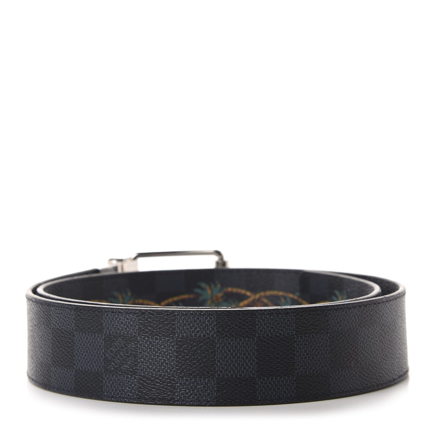 Damier Cobalt Jungle 40mm Reversible Belt 85 34