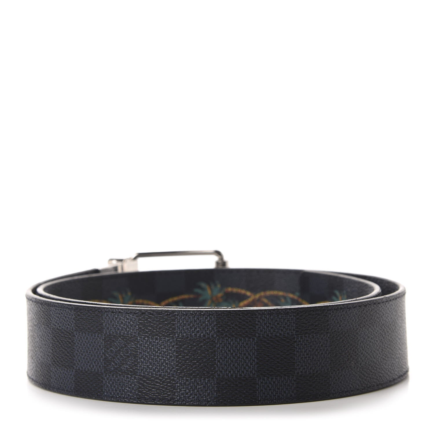 Louis Vuitton Damier Cobalt Jungle 40mm Reversible Belt 85 34 2 of 8