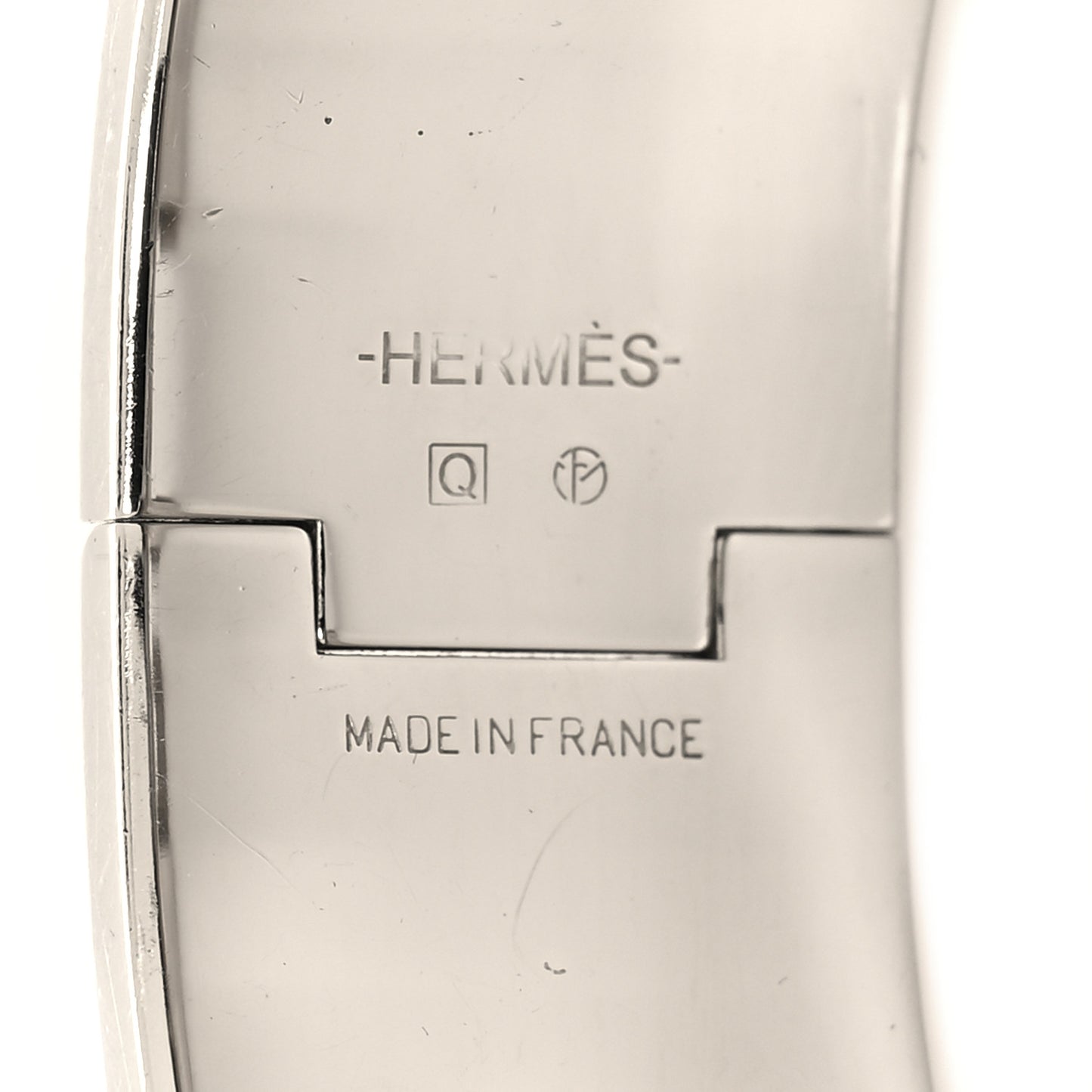Enamel Wide Clic Clac H Bracelet GM Black