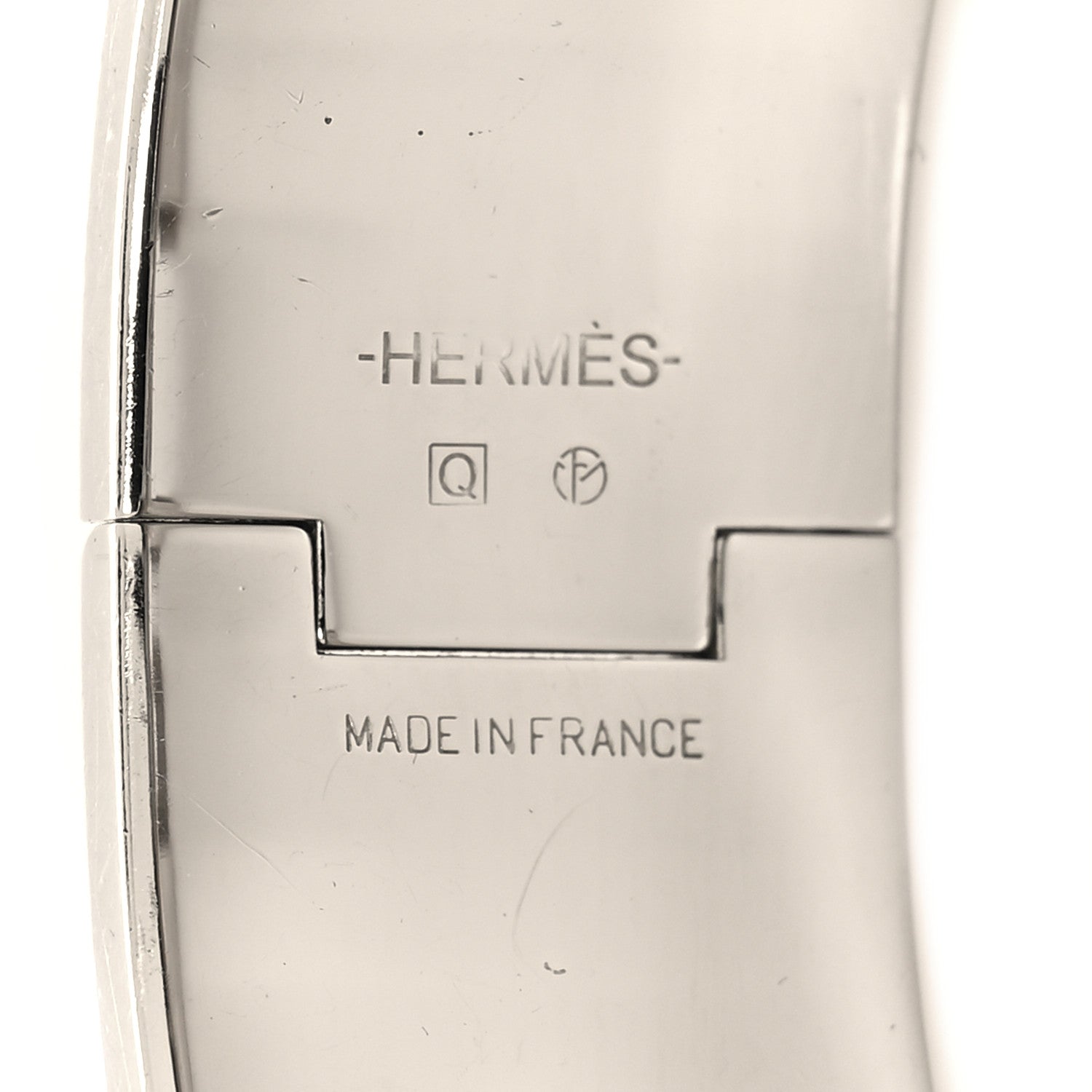 Hermes Enamel Wide Clic Clac H Bracelet GM Black 4 of 4