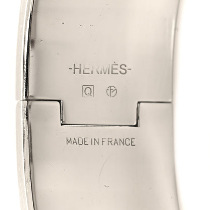 Hermes Enamel Wide Clic Clac H Bracelet GM Black 4 of 4