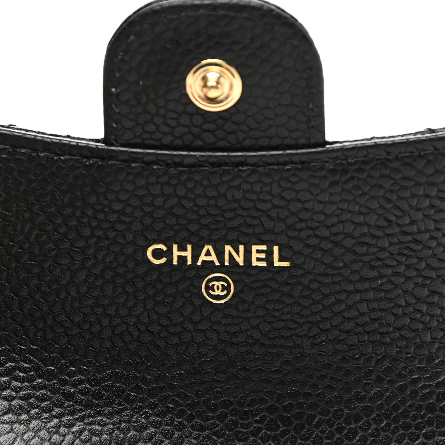 Chanel Caviar Quilted Flap Card Holder Wallet Black 6 of 9