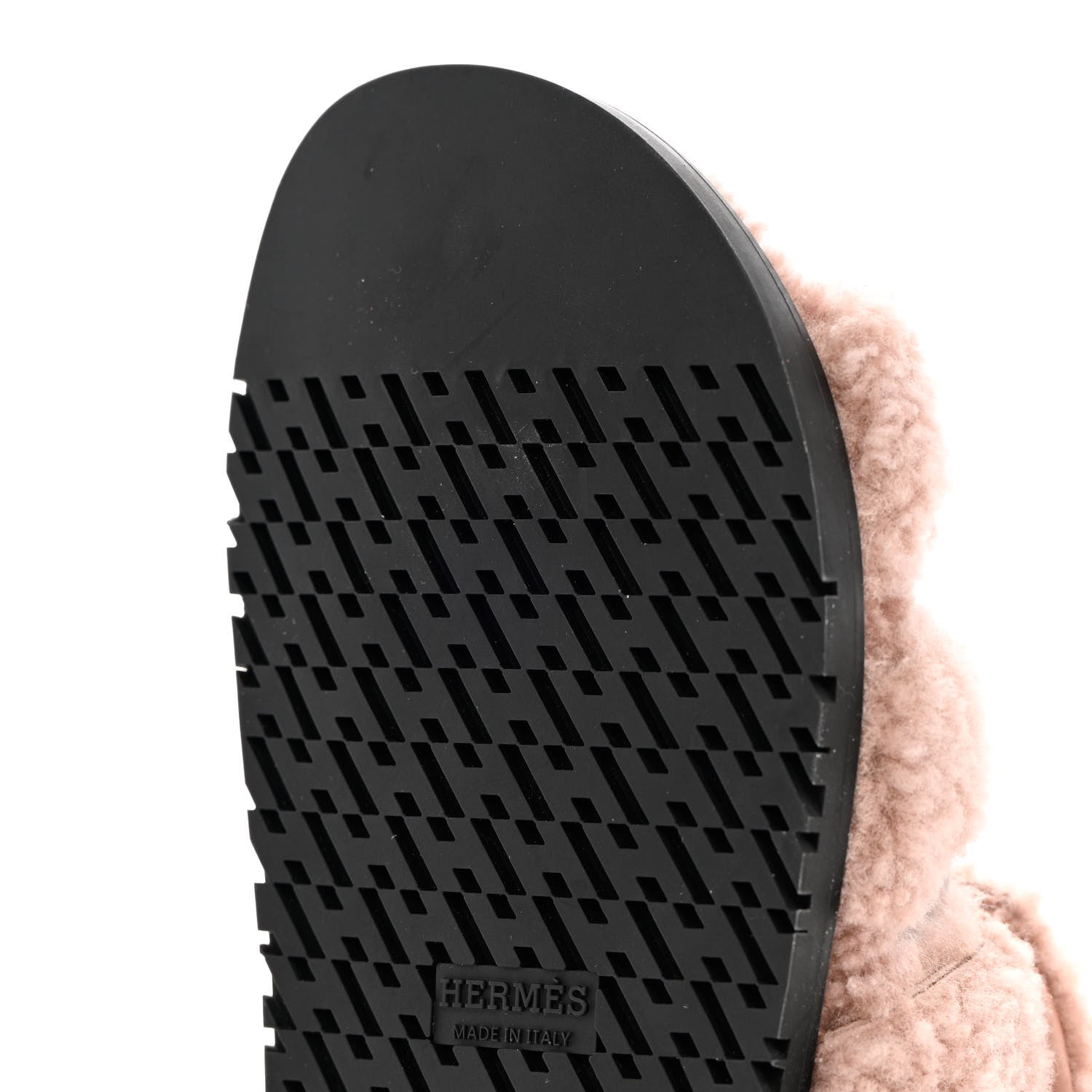 Hermes Woolskin Womens Chypre Sandals 35.5 Bois De Santal 11 of 12