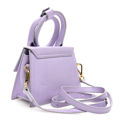 Jacquemus Smooth Calfskin Le Chiquito Noeud Lilac 2 of 18