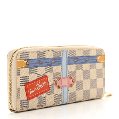 Louis Vuitton Damier Azur Summer Trunks Clemence Wallet 3 of 6