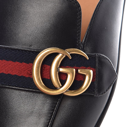 Gucci Calfskin Web Womens Peyton GG Slippers 40 Black 11 of 16