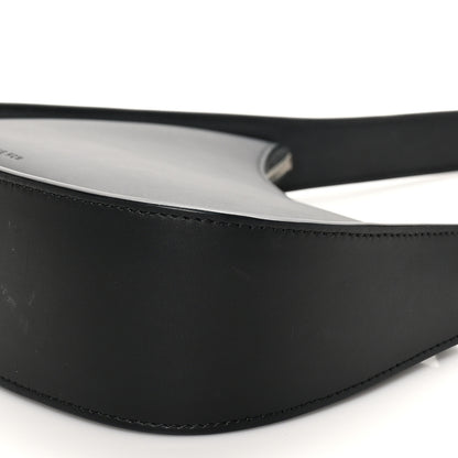 The Row Smooth Calfskin Half Moon Shoulder Bag Black 9 of 9