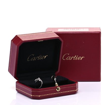 Cartier 18K White Gold Juste Un Clou Hoop Earrings 6 of 6