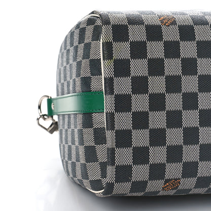 Louis Vuitton Damier Speedy Bandouliere 30 Black White 7 of 8