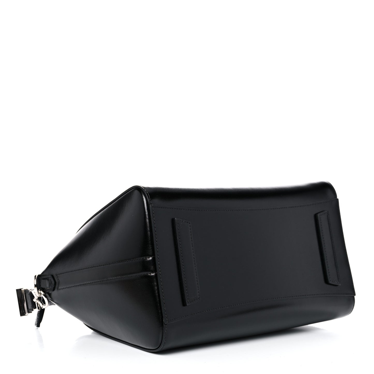 Shiny Lord Calfskin Medium Antigona Black