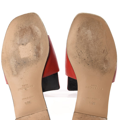 Givenchy Goatskin 4G Flat Sandals 35.5 Red 7 of 11