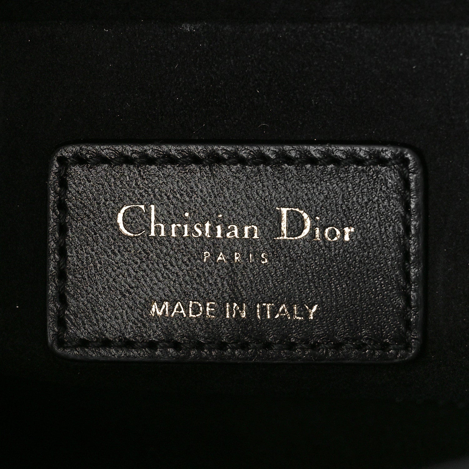 Christian Dior Lambskin Cannage Lady D-Joy Black 6 of 9