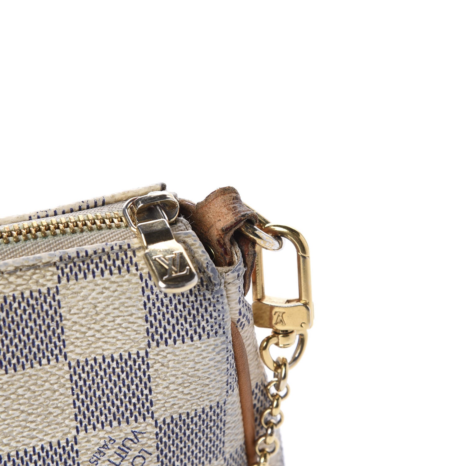 Louis Vuitton Damier Azur Eva Clutch 8 of 13