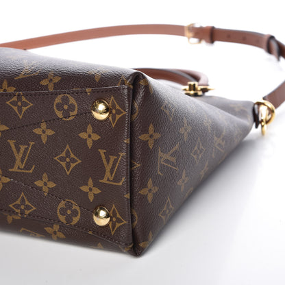 Louis Vuitton Monogram V Tote MM Black 10 of 11