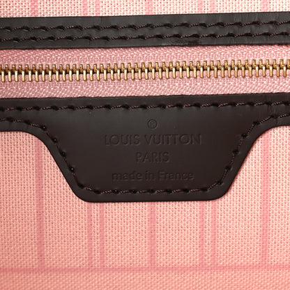 Louis Vuitton Damier Ebene Neo Neverfull MM Rose Ballerine 7 of 10