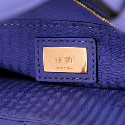 Fendi Vitello Elite Petite 2Jours Tote Viola Cassis 6 of 11