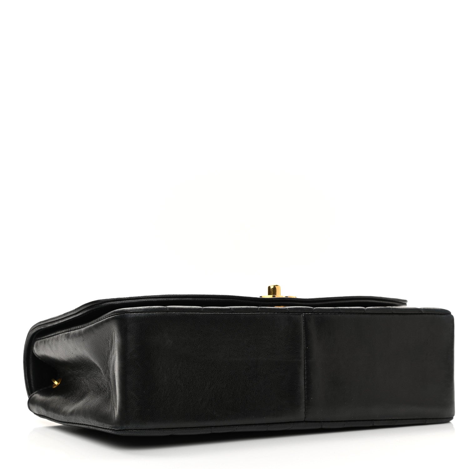 Chanel Lambskin Quilted Medium Single Flap Black 4 of 14