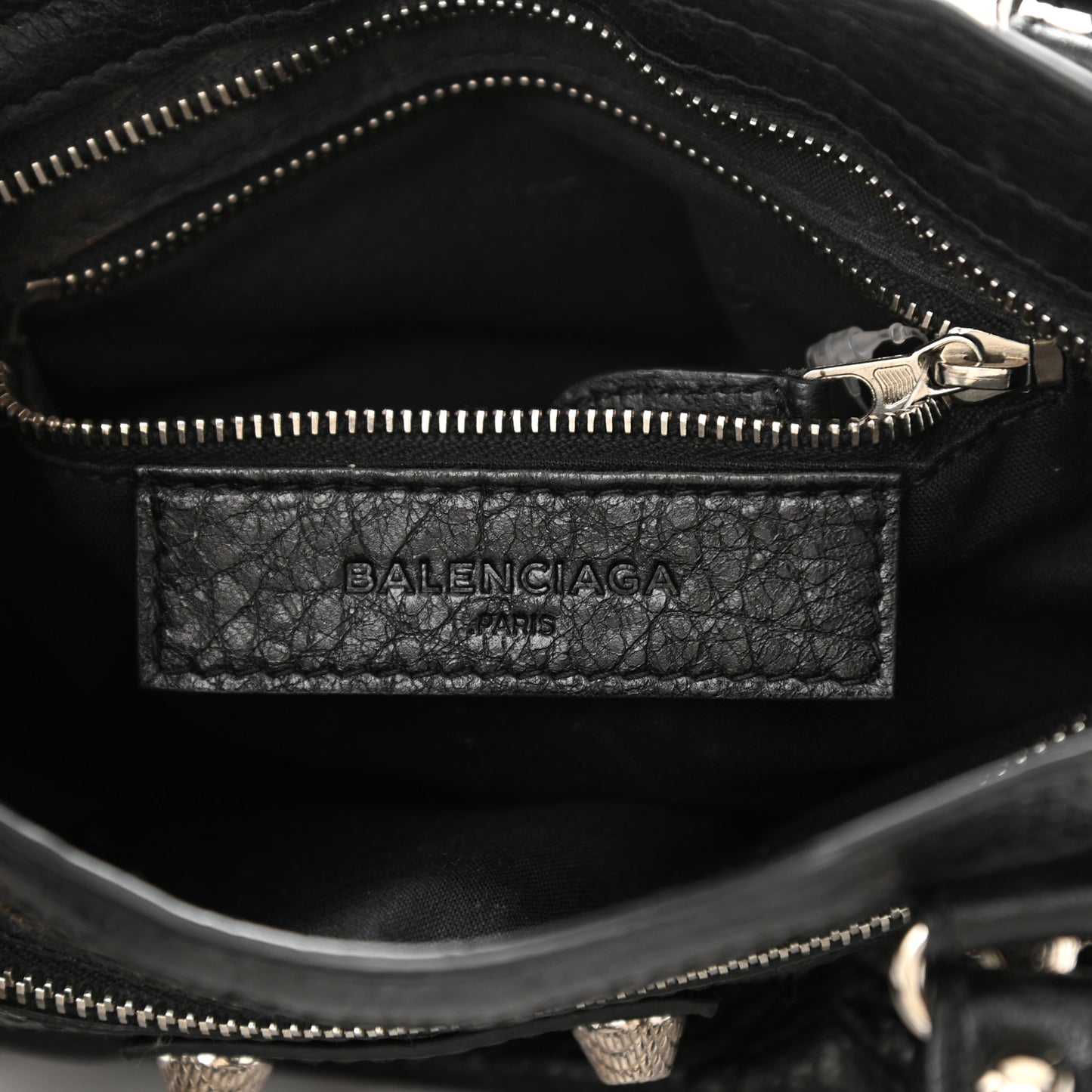 Agneau Giant 12 Silver Hardware Mini City Black