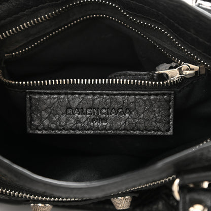 Balenciaga Agneau Giant 12 Silver Hardware Mini City Black 7 of 9