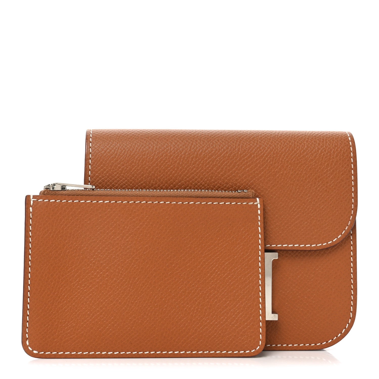 Hermes Epsom Constance Slim Wallet Gold 3 of 9