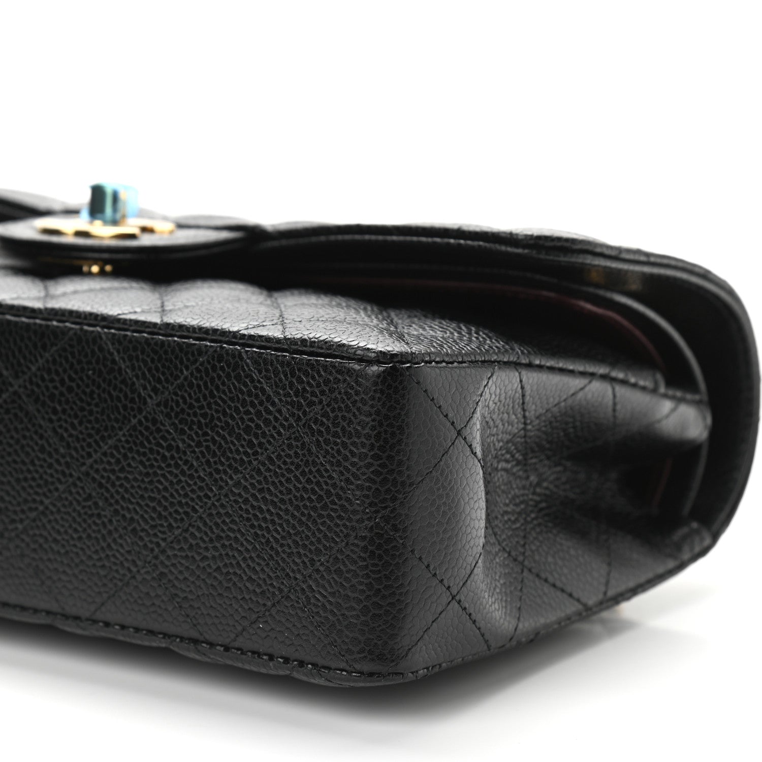 Chanel Caviar Quilted Small Double Flap Black 10 of 11