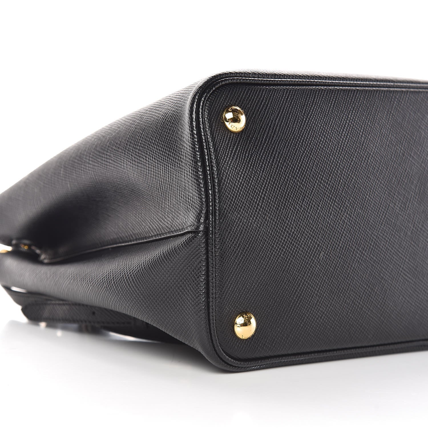 Prada Saffiano Cuir Medium Double Bag Black 12 of 18