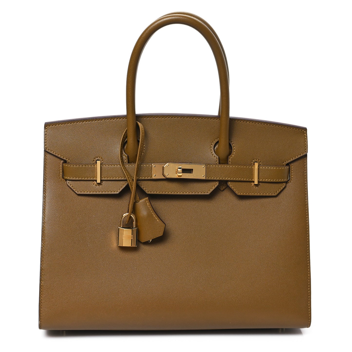 Madame Calfskin Birkin Sellier 30 Bronze Dore