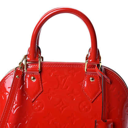 Louis Vuitton Vernis Alma BB Cherry 8 of 10