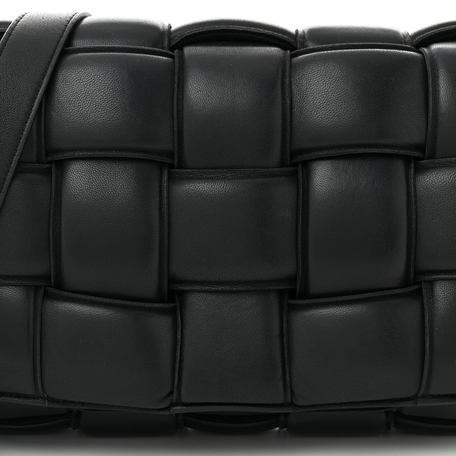 Bottega Veneta Nappa Maxi Intreccio Padded Cassette Crossbody Bag Black 8 of 10