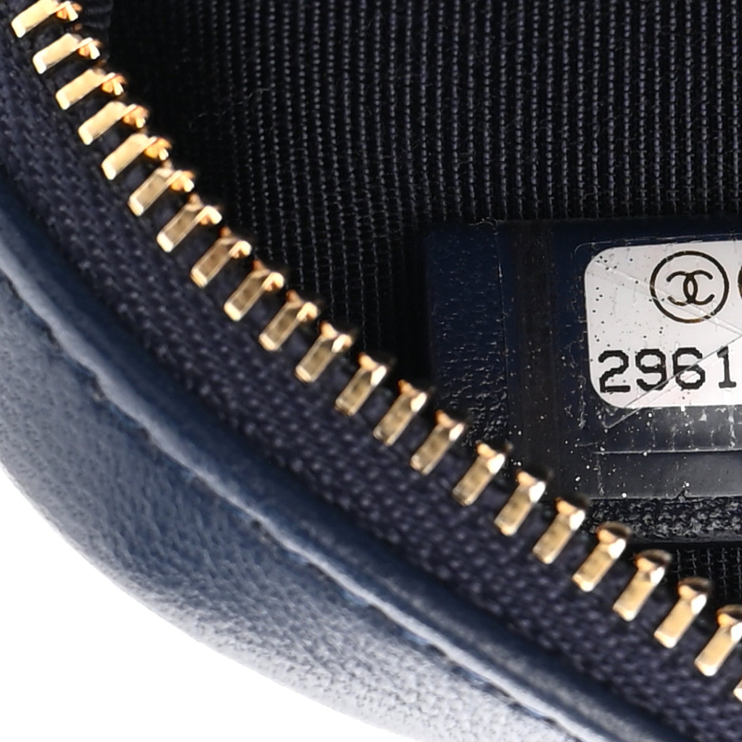 Lambskin Quilted Waist Bag With Pouch Blue