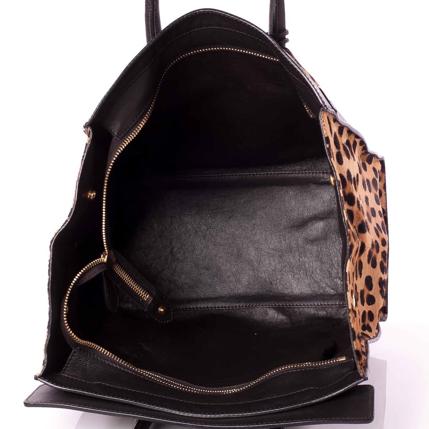 Leopard Pony Hair Mini Envelope Luggage