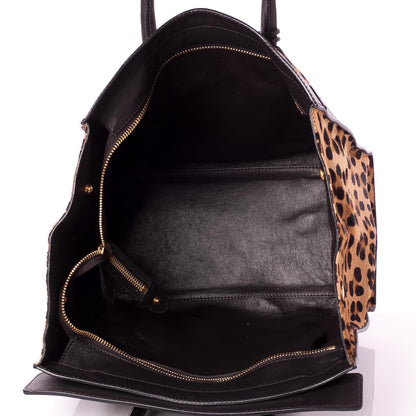Celine Leopard Pony Hair Mini Envelope Luggage 10 of 10